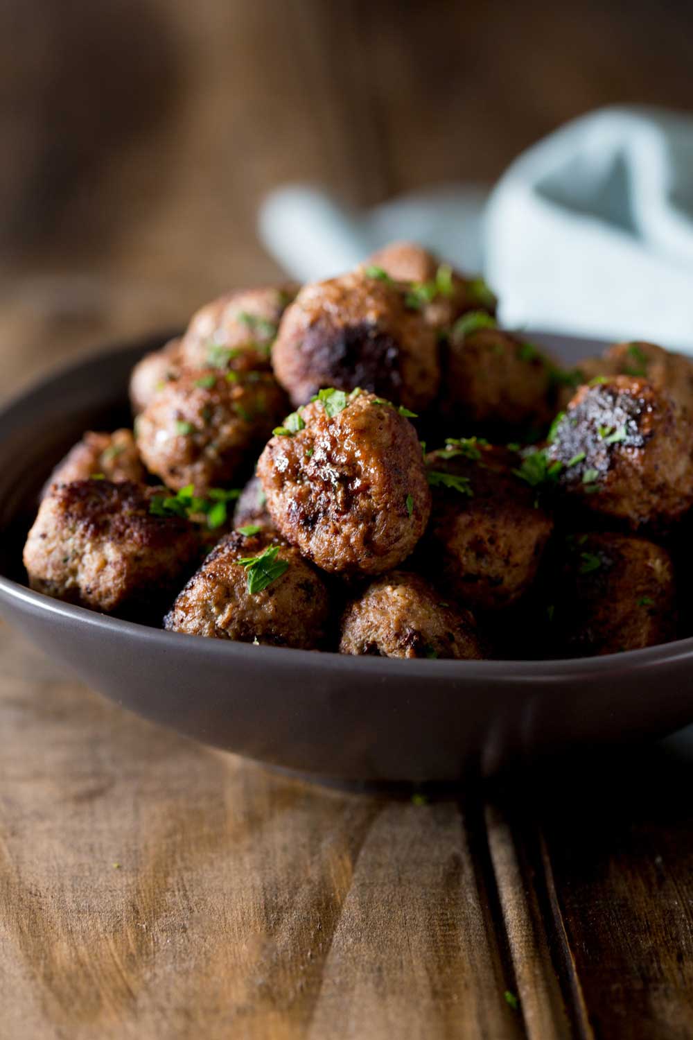 Moroccan spiced lamb meatballs in tomato sauce